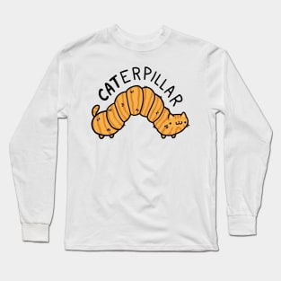 Orange Tabby CATerpillar Long Sleeve T-Shirt